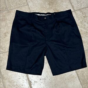 TEHAMA Men's Navy Flat-Front Performance Shorts